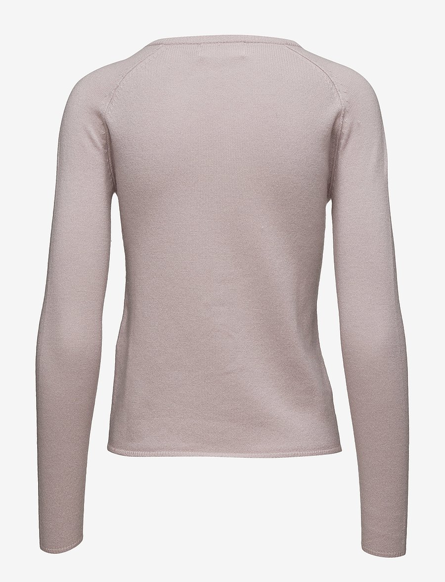 Rosemunde - RWLaica Cashmere LS O-neck Raglan C - kaschmir - vintage powder - 1