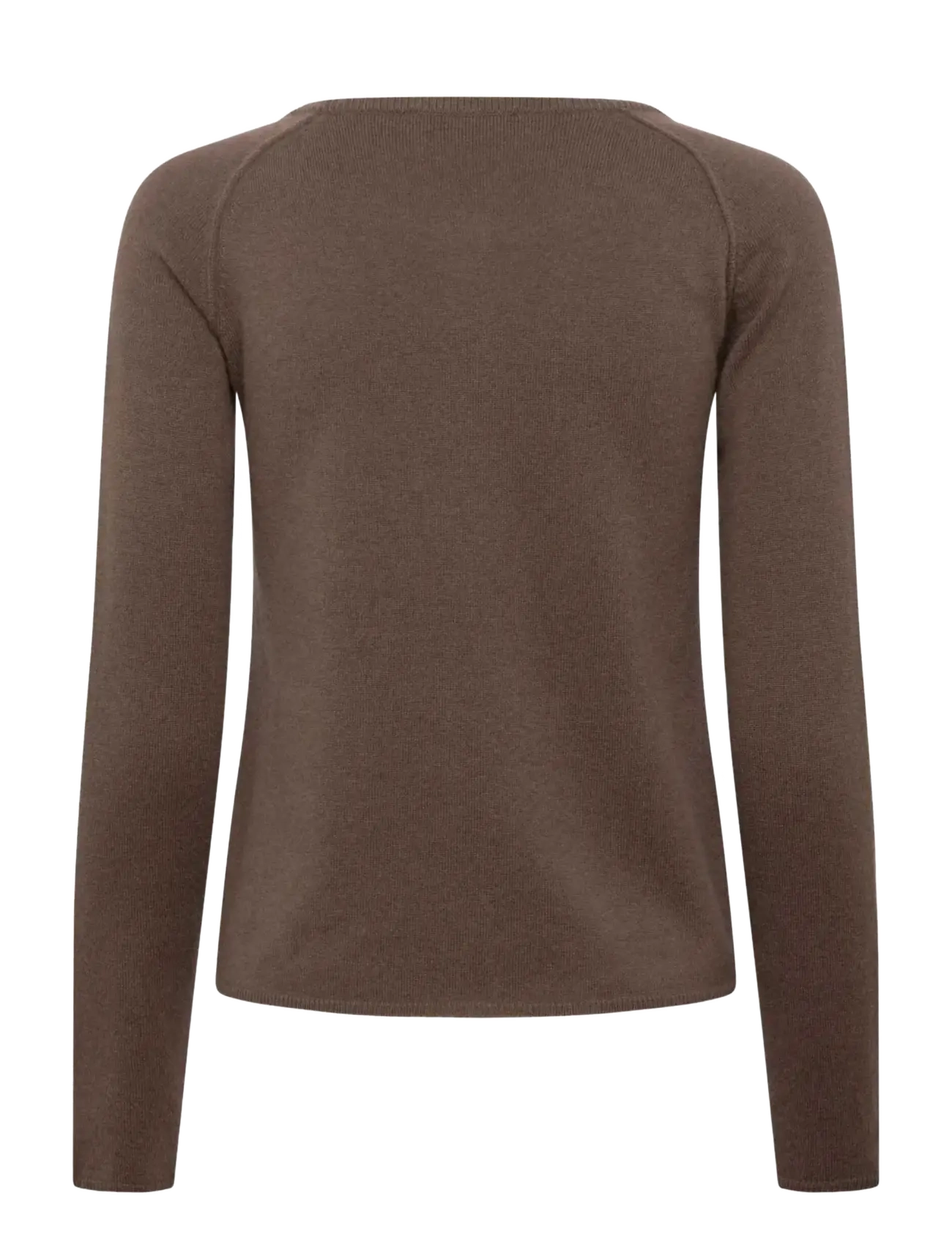 Rosemunde - RWLaica LS O-neck Raglan Cardigan - kašmiir - walnut - 2
