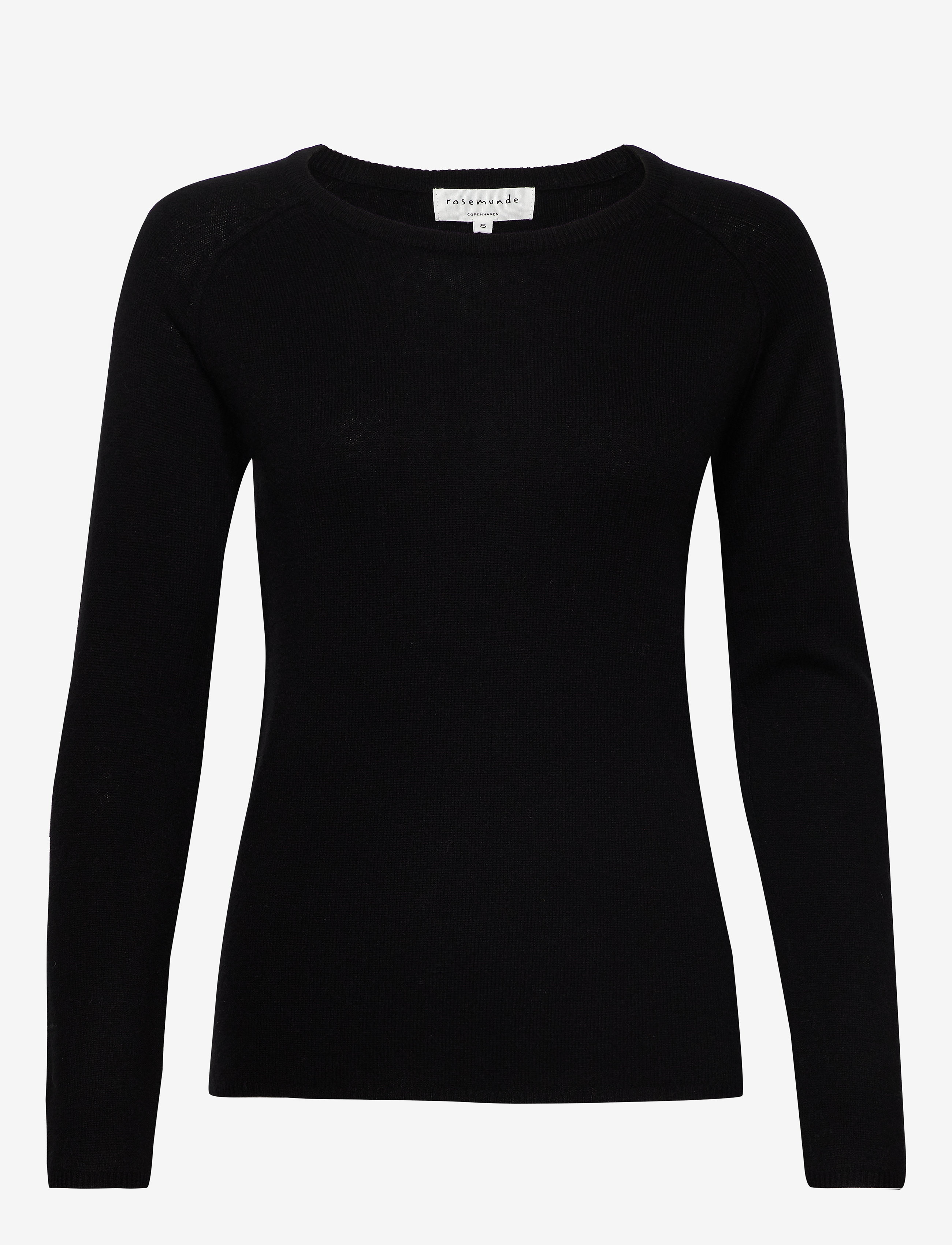 Rosemunde Rwlaica Cashmere Ls O-Neck Raglan P, L, Knitwear, Schwarz - Jumpers, Frauen