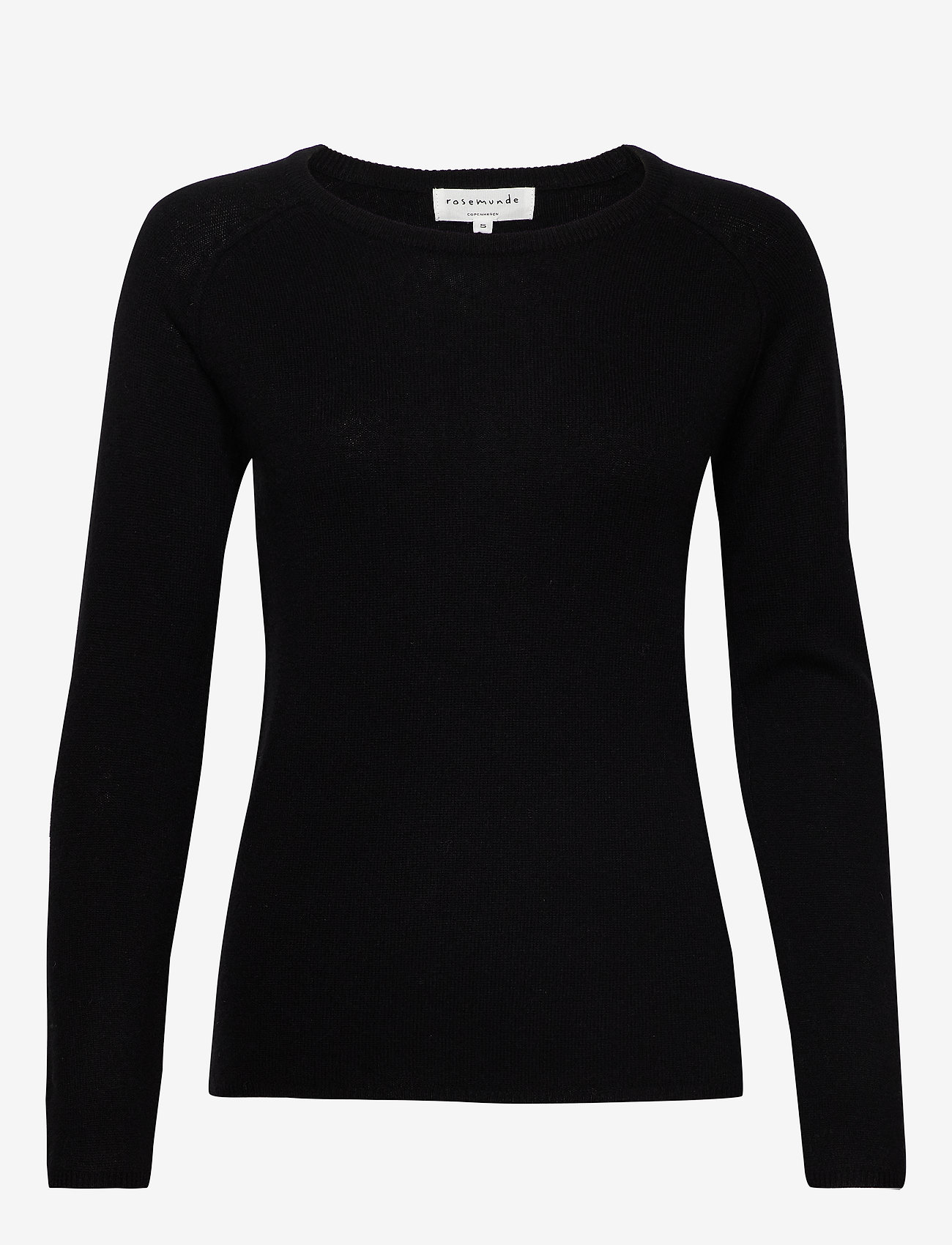 Rosemunde - Wool & cashmere pullover - striktrøjer - black - 0