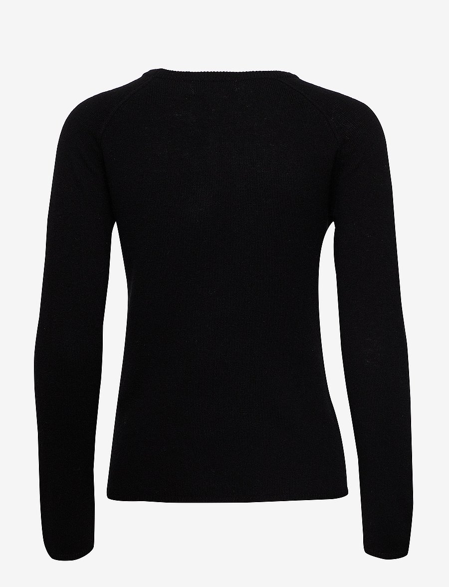 Rosemunde - Wool & cashmere pullover - kaschmir - black - 1