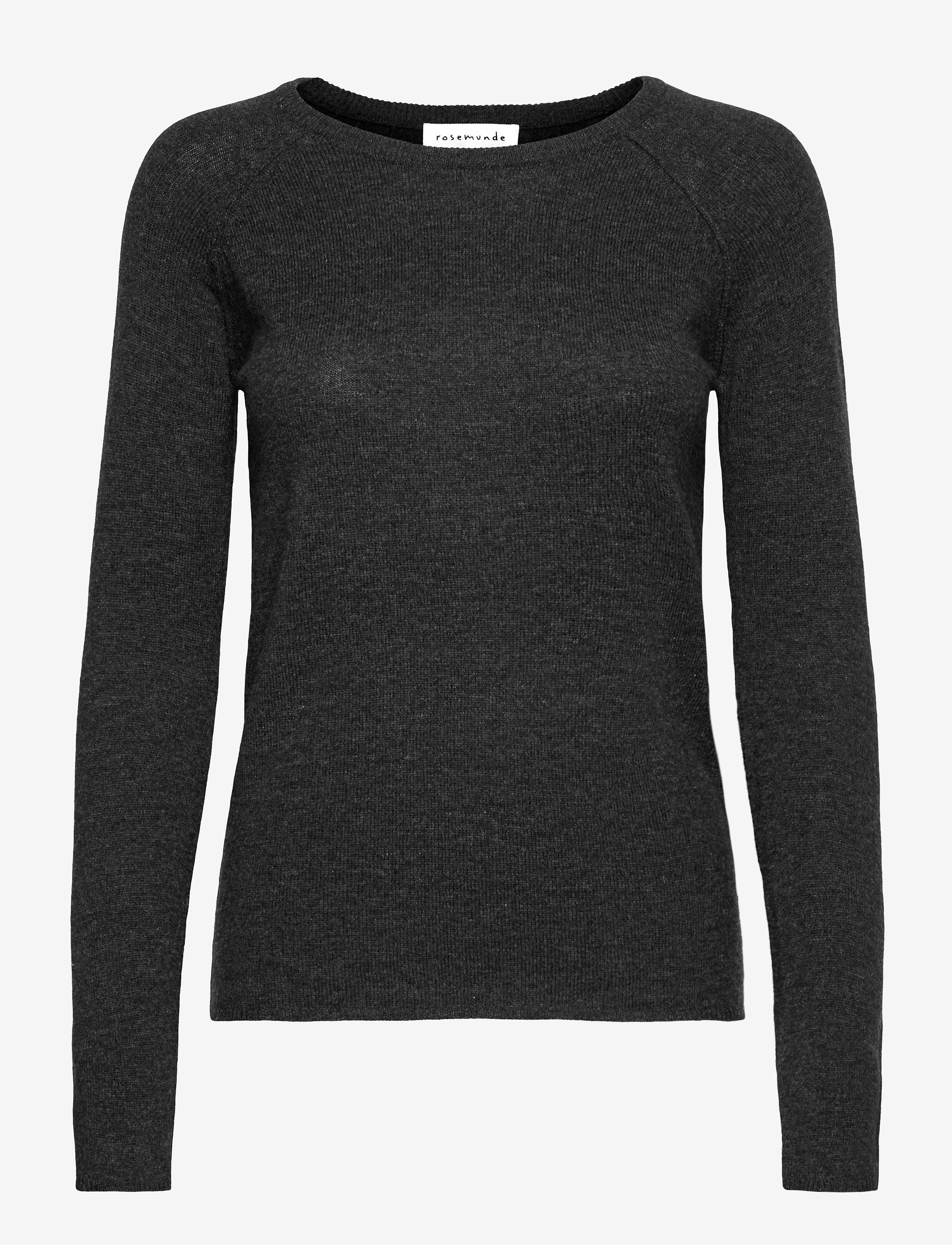 Rosemunde Wool & cashmere pullover - Klær - DARK GREY MELANGE / grey