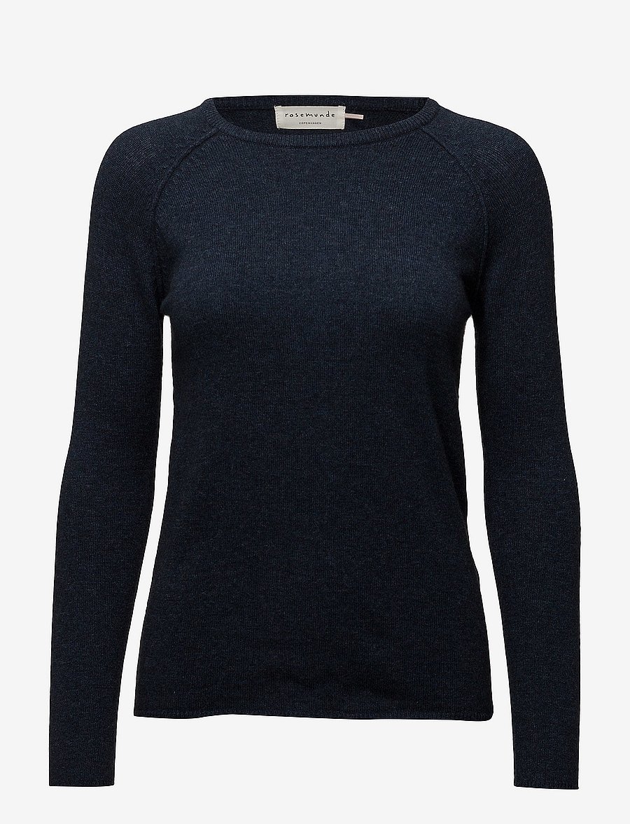 Rosemunde - Wool & cashmere pullover - cashmere - dark navy melange - 0