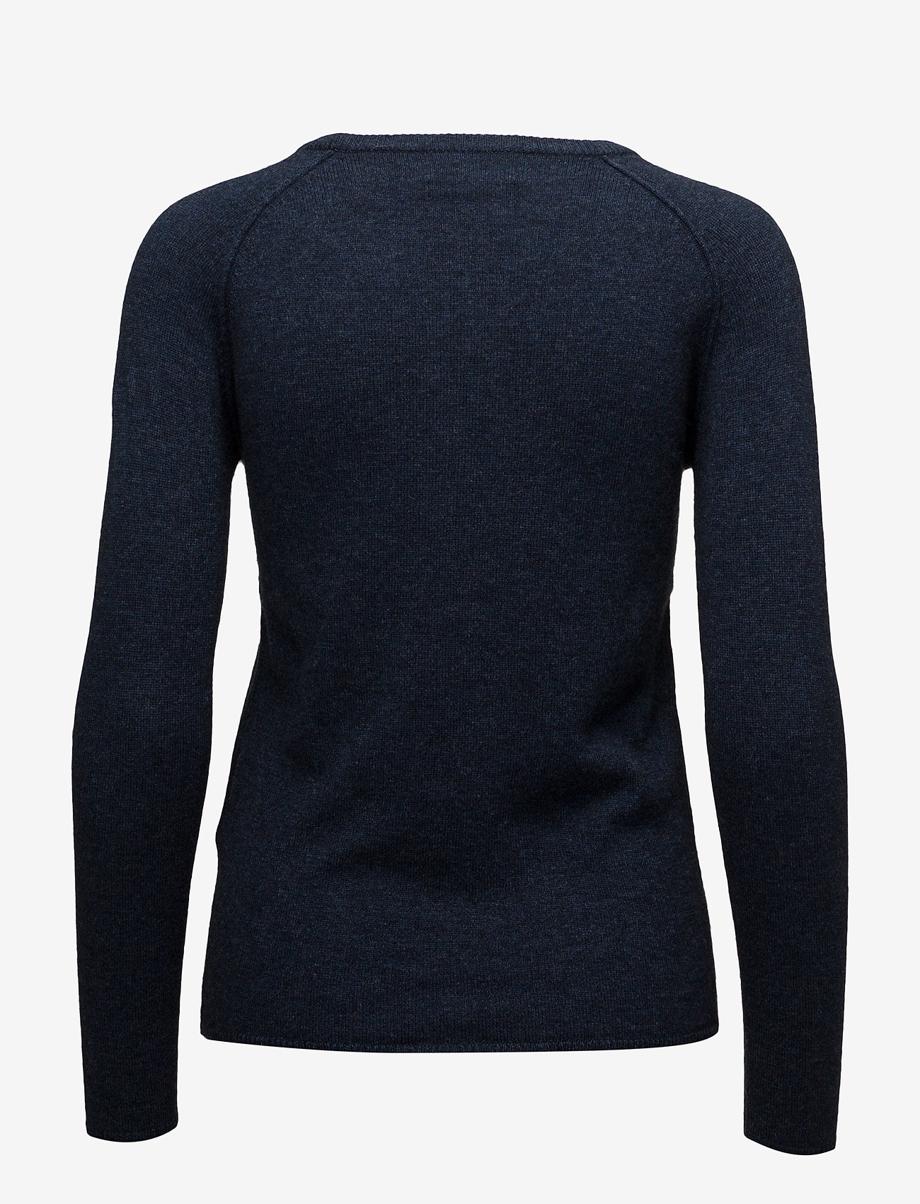 Rosemunde - RWLaica Cashmere LS O-neck Raglan Pullover - tröjor - dark navy melange - 1