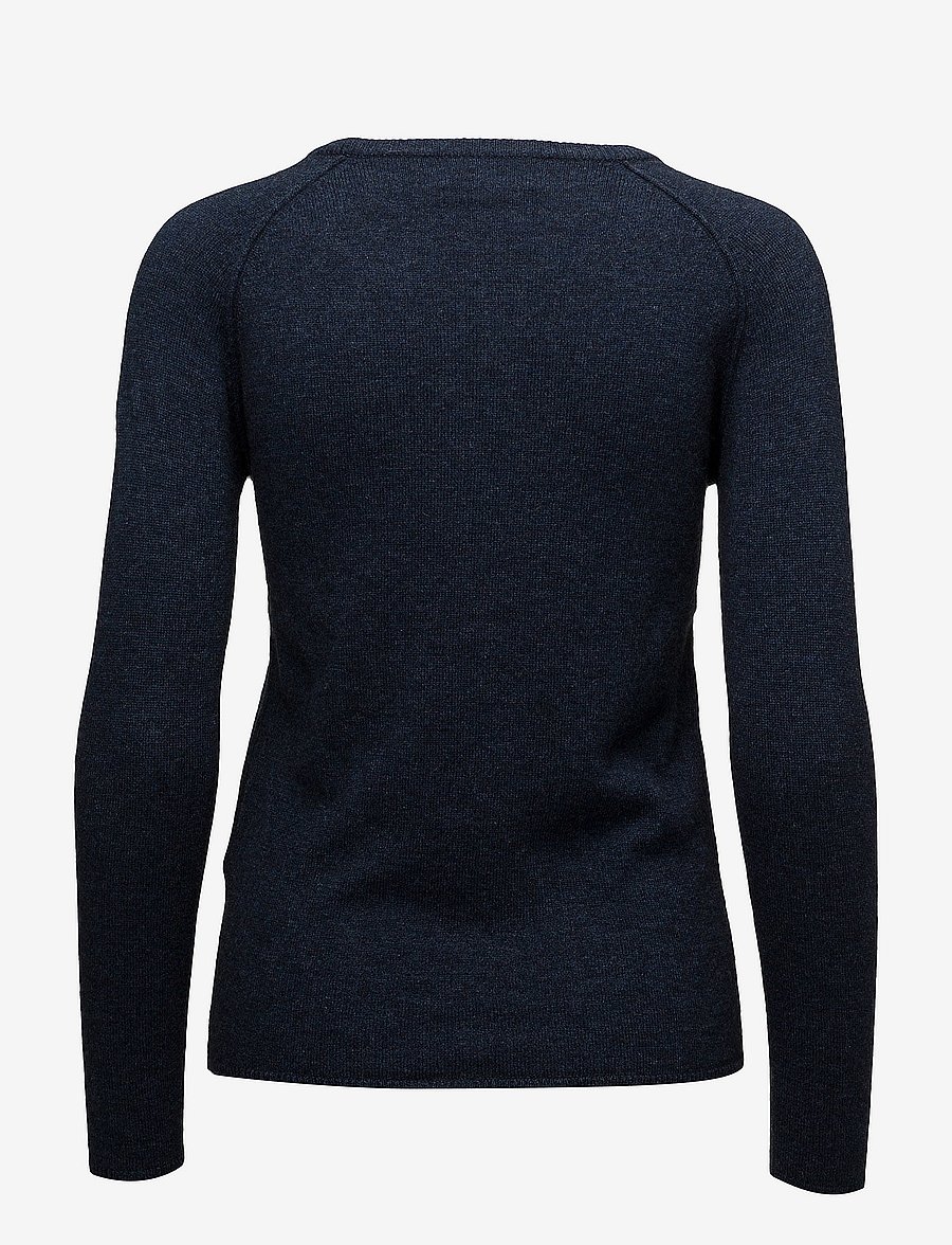 Rosemunde - Wool & cashmere pullover - cashmere - dark navy melange - 1
