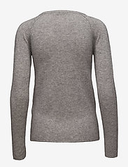 Rosemunde - Wool & cashmere pullover - džemperiai - light grey melange - 1