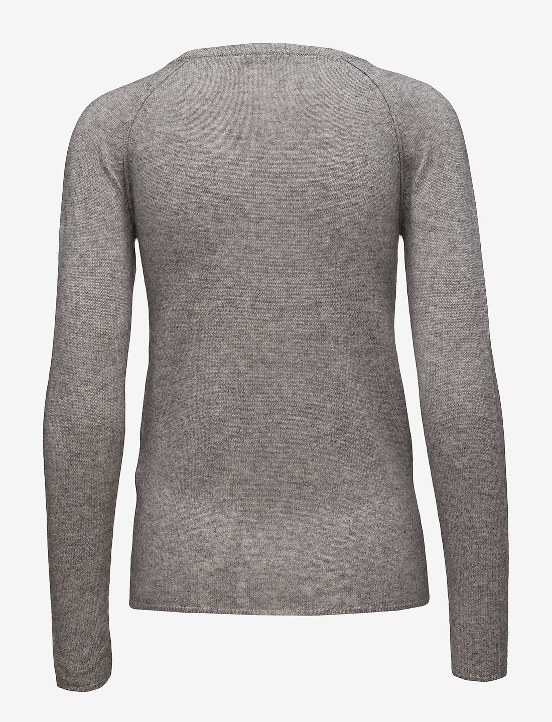 Rosemunde - RWLaica Cashmere LS O-neck Raglan P - cashmere - light grey melange - 1