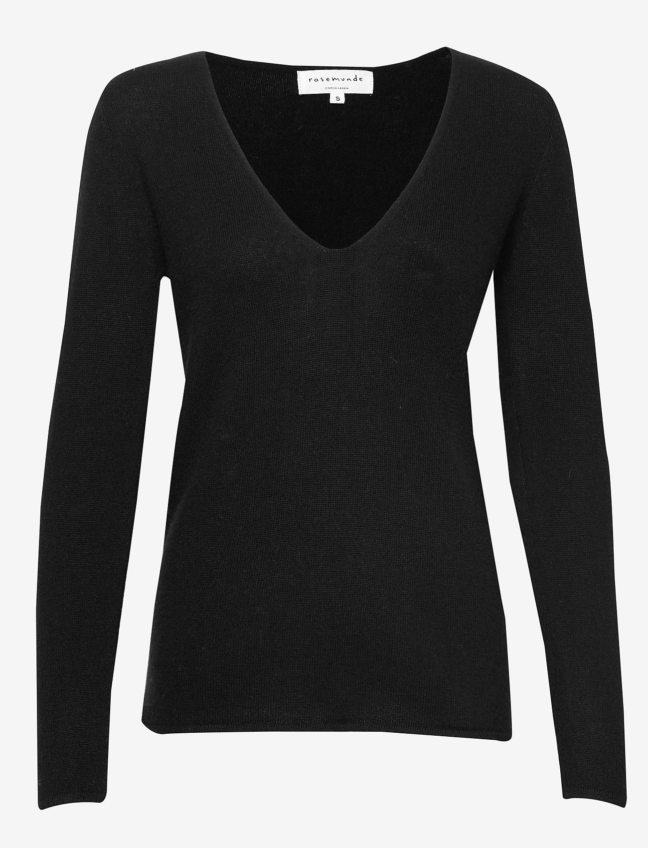 Rosemunde - Wool & cashmere pullover ls - black - 0