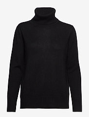 Rosemunde - Wool & cashmere pullover - pologenser - black - 0