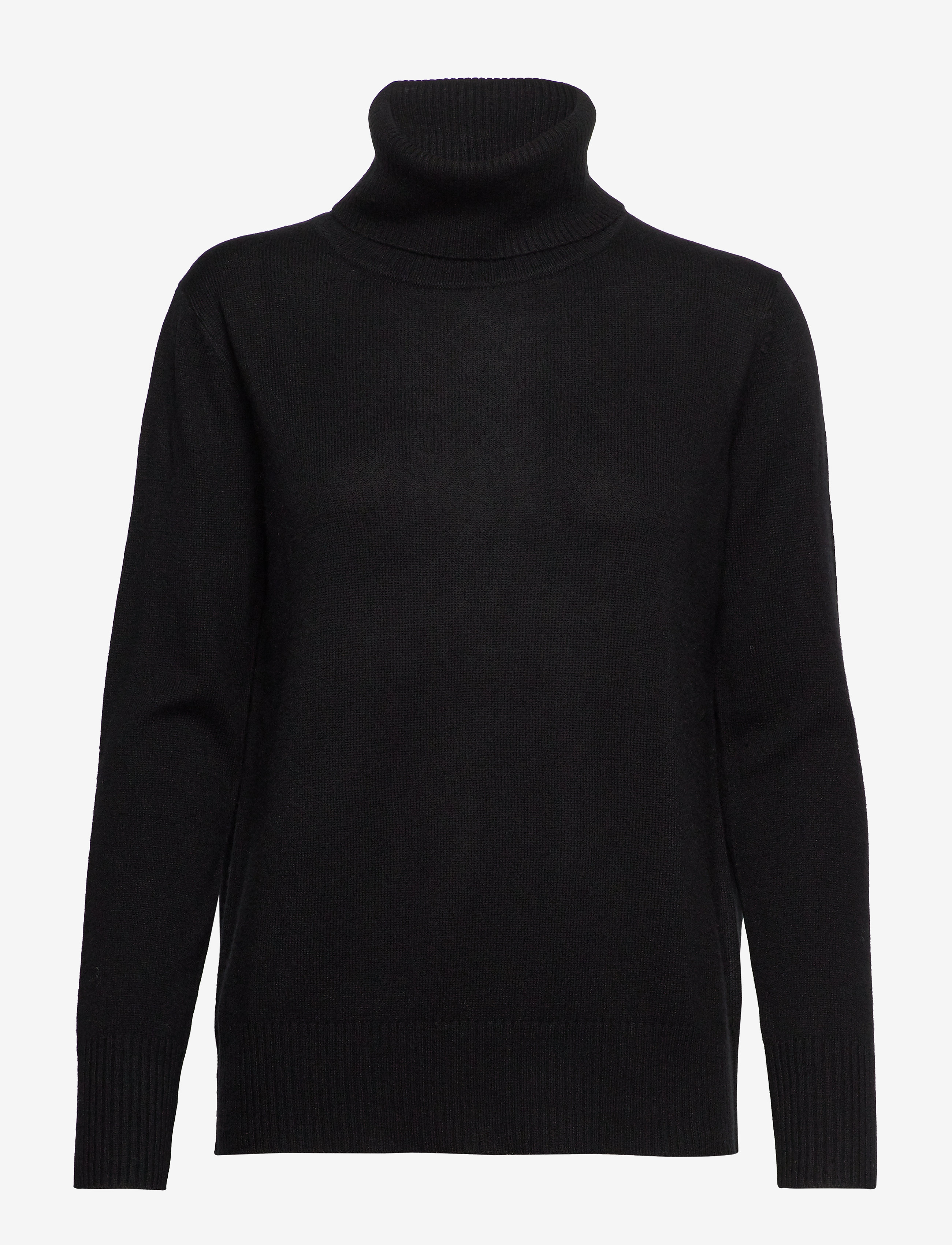 Rosemunde RWLaica Cashmere LS Roll Neck - Clothing - BLACK / black