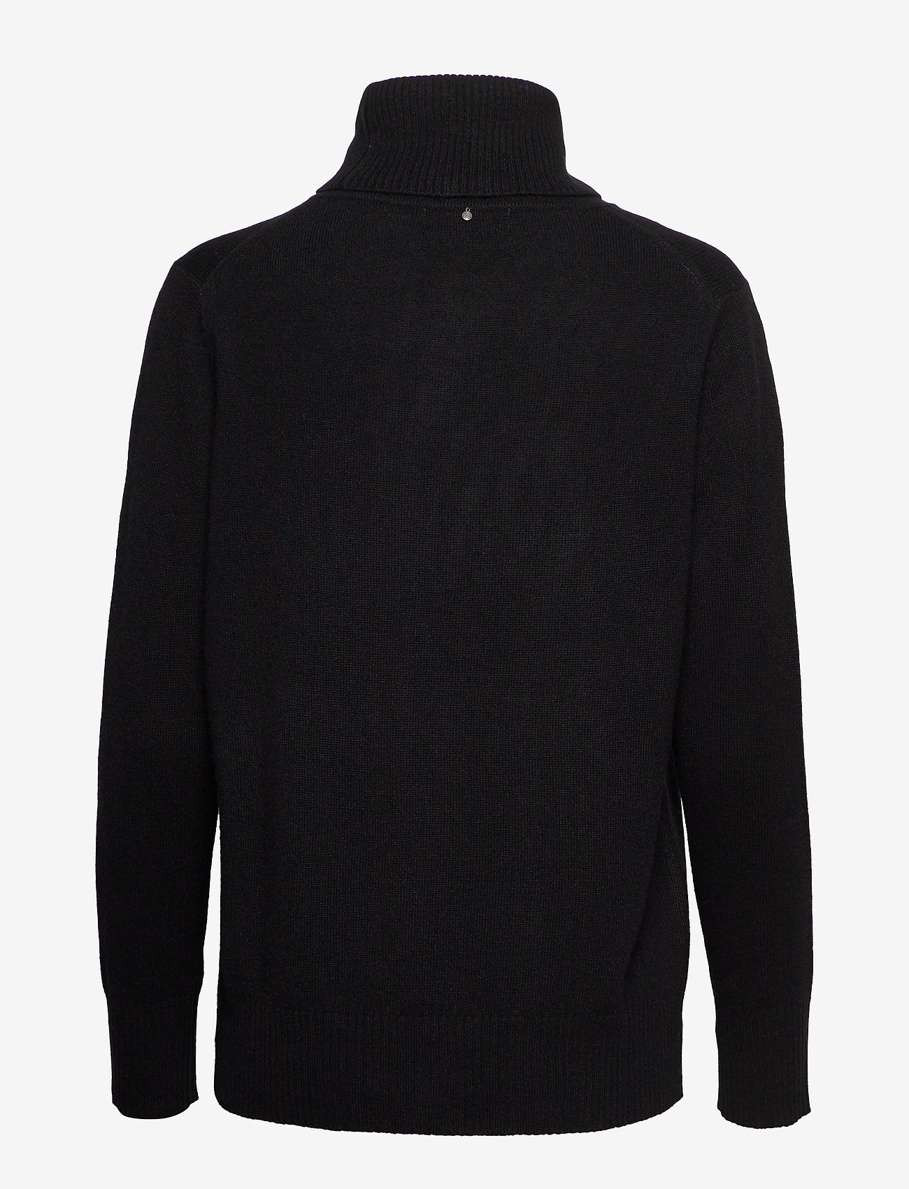 Rosemunde - RWLaica Cashmere LS Roll Neck - autumn clothing - black - 1