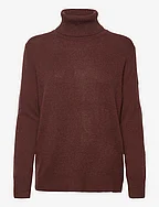 Wool & cashmere pullover - COFFEE BEAN