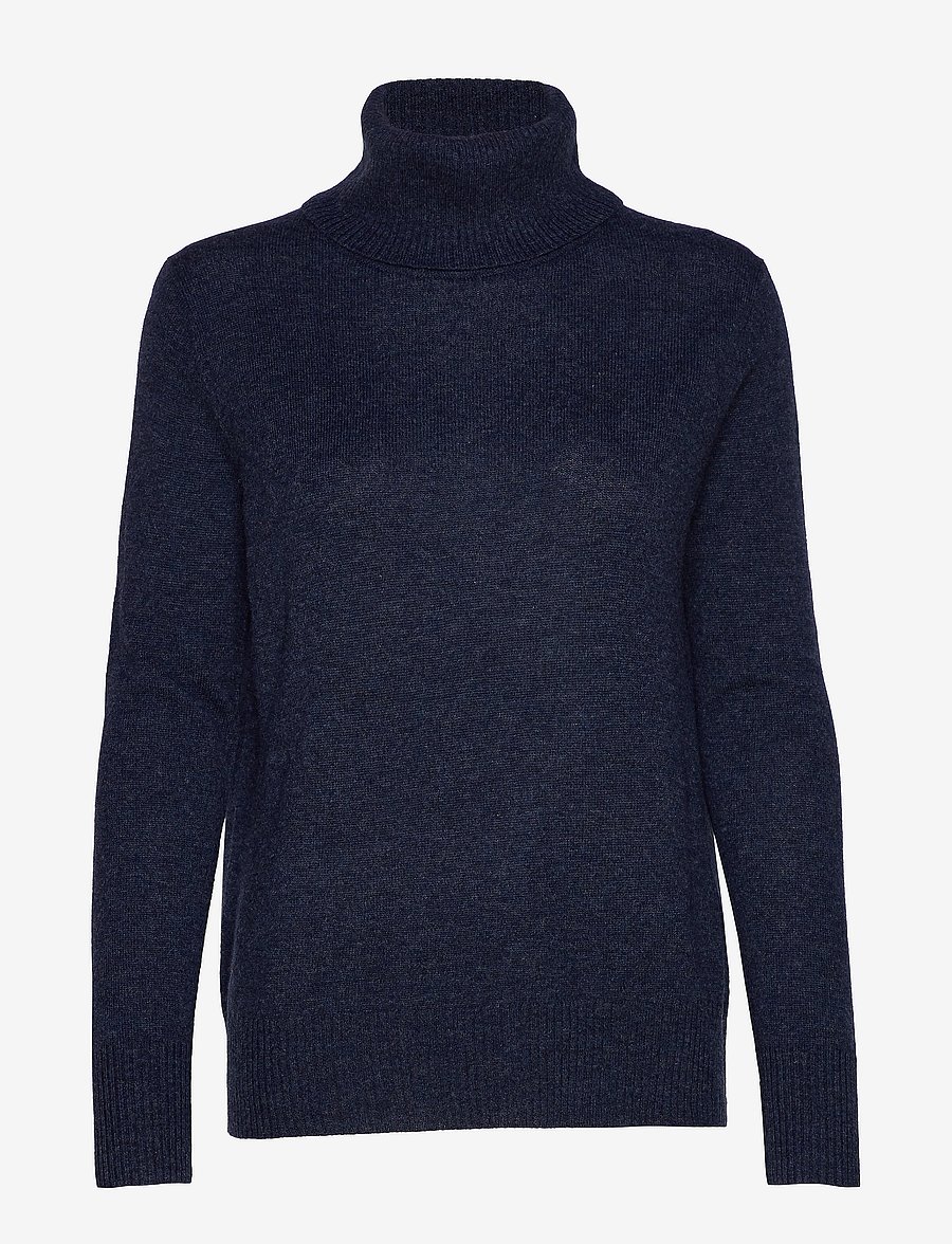 Rosemunde - Wool & cashmere pullover - cashmere - dark navy melange - 0