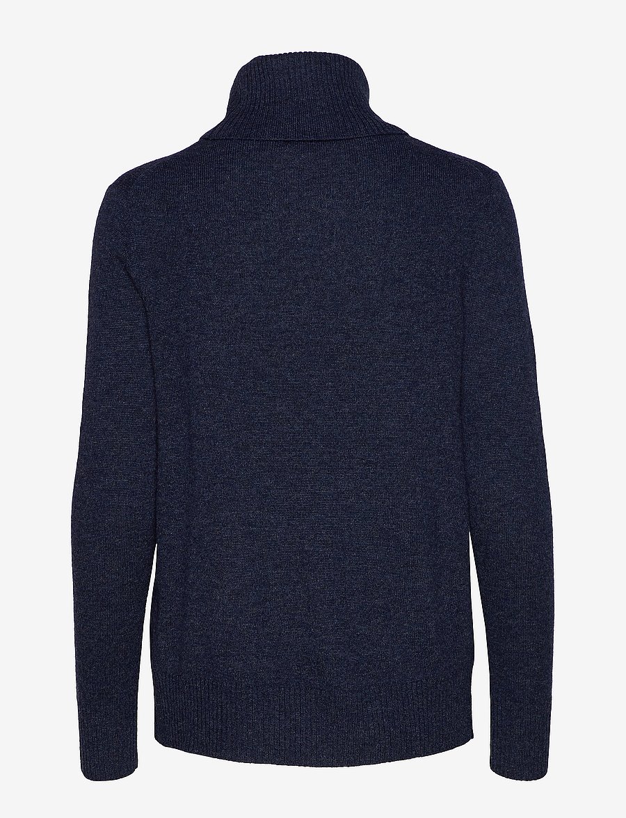 Rosemunde - Wool & cashmere pullover - cashmere - dark navy melange - 1