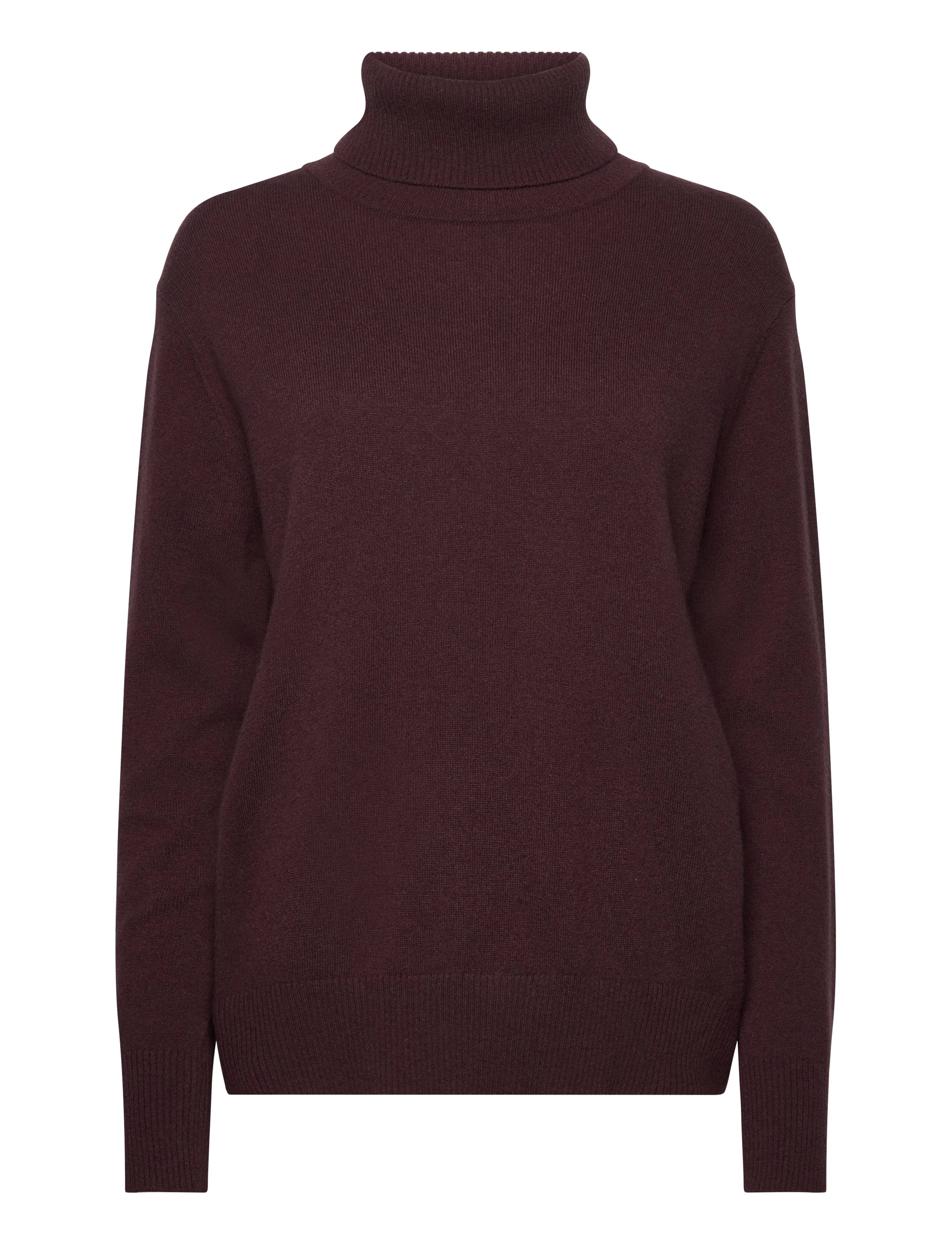 ROSEMUNDE Rwlaica Cashmere Ls Roll Neck Braun - XS - Damen