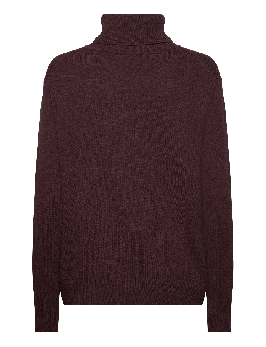 Rosemunde - RWLaica Cashmere LS Roll Neck - kashmir - fudge - 1