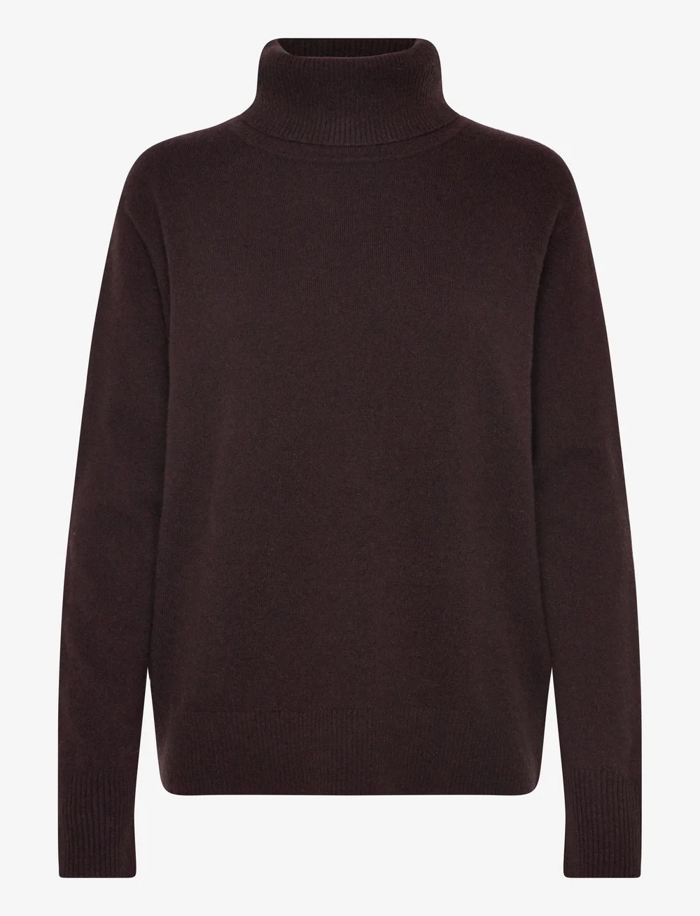 Rosemunde - RWLaica Cashmere LS Roll Neck - kašmirs - ganache - 0