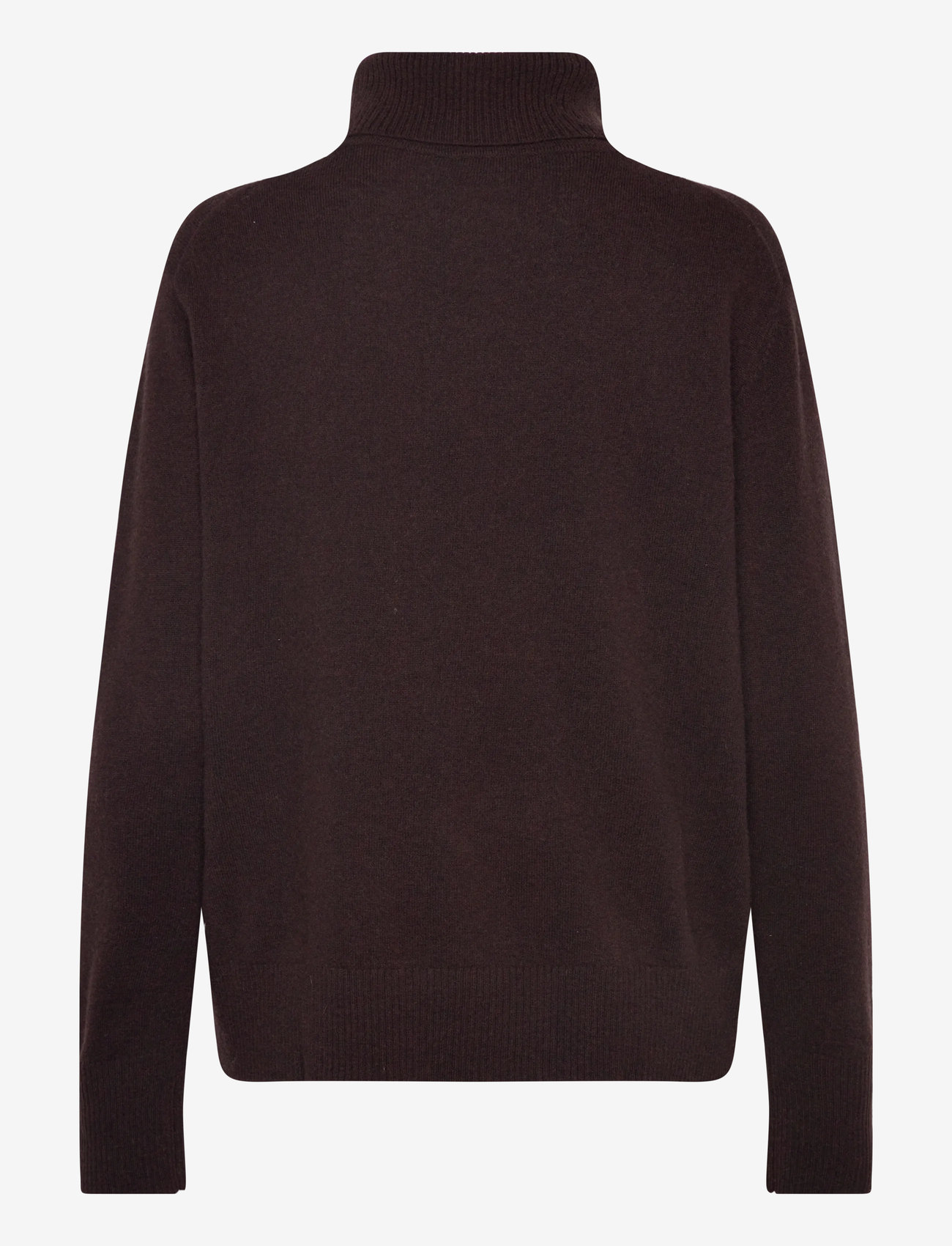 Rosemunde - RWLaica Cashmere LS Roll Neck - kashmir - ganache - 1