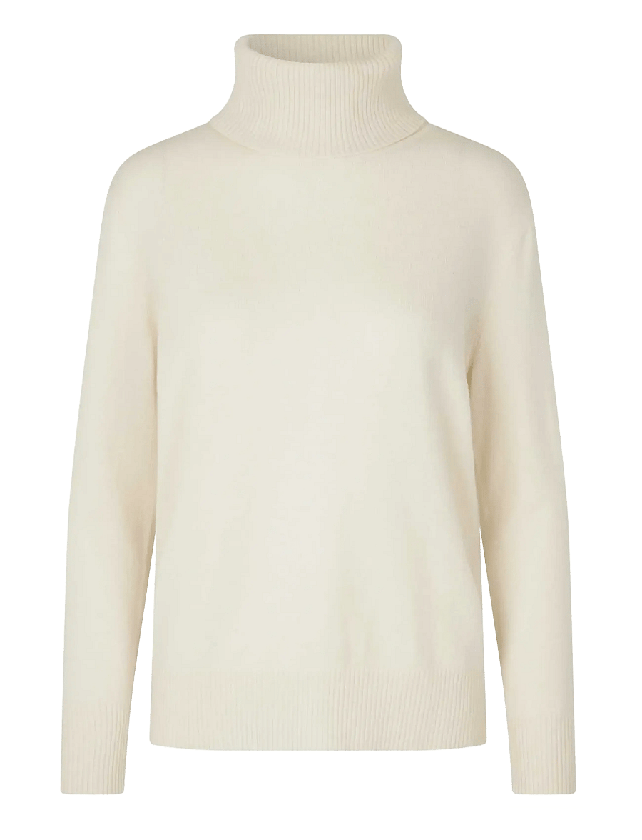 Rosemunde - Wool & cashmere pullover - cashmere - ivory - 0