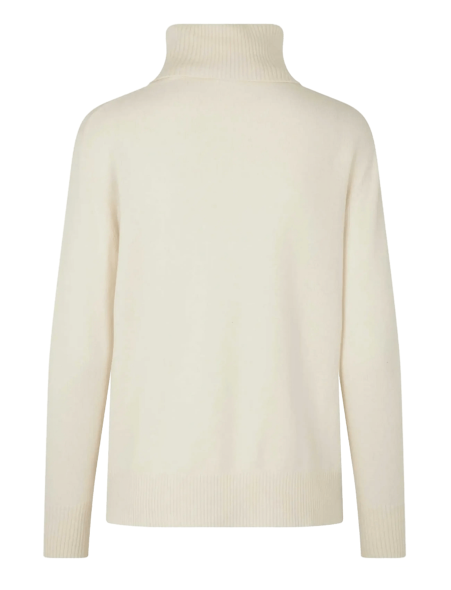 Rosemunde - Wool & cashmere pullover - cashmere - ivory - 1