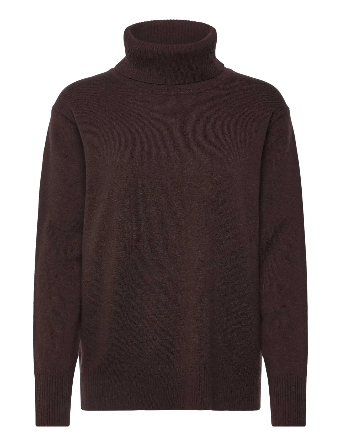 Rosemunde RWLaica Cashmere LS Roll Neck - Riided - MOLE / brown