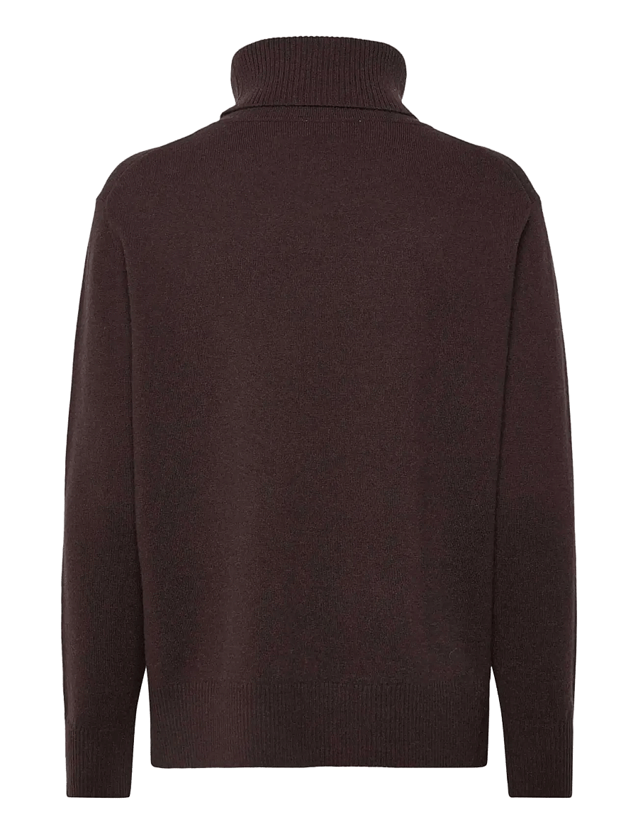 Rosemunde - Wool & cashmere pullover - cashmere - mole - 1