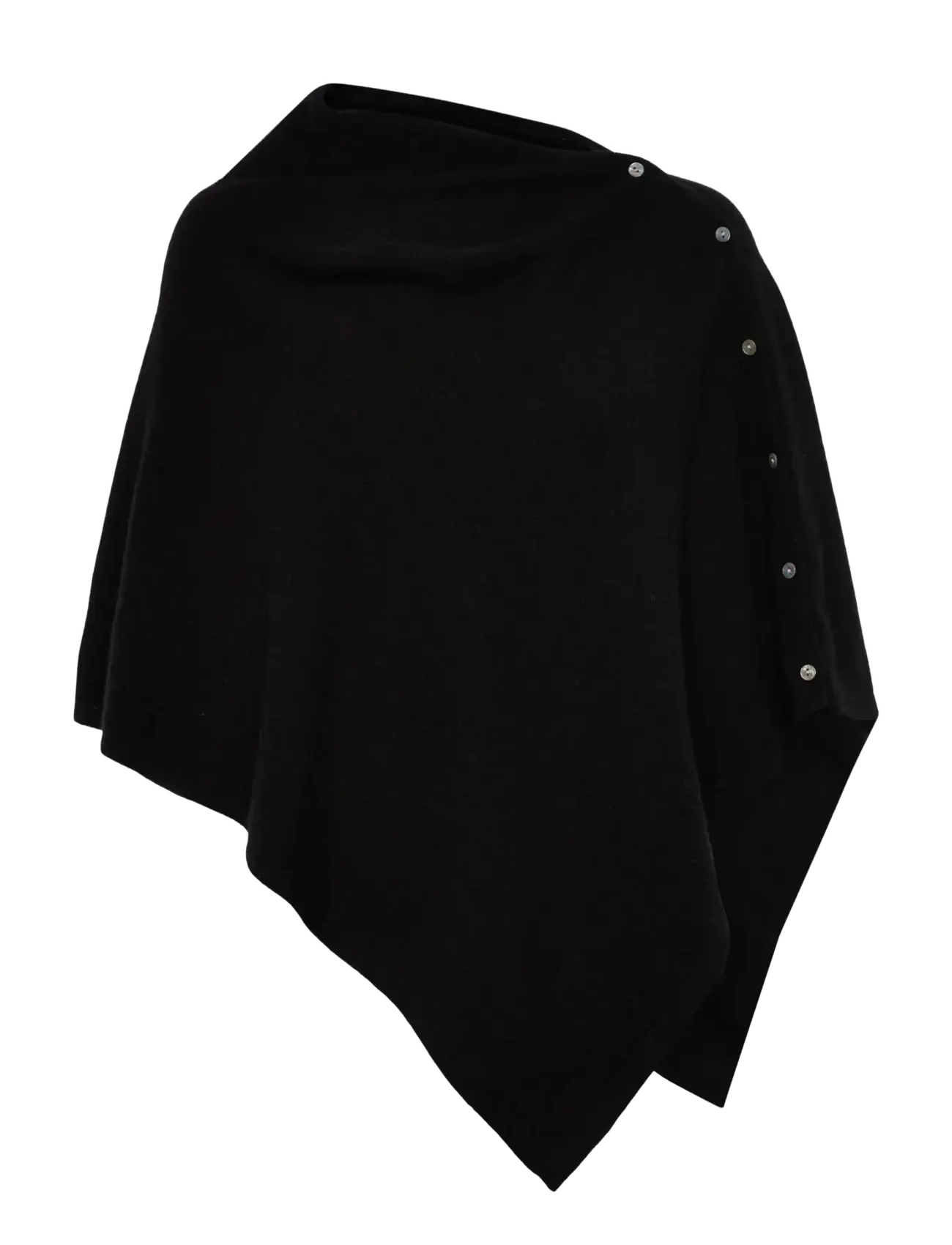 Rosemunde Rwlaica Cashmere Poncho, 0, Knitwear, Schwarz - Ponchos, Frauen