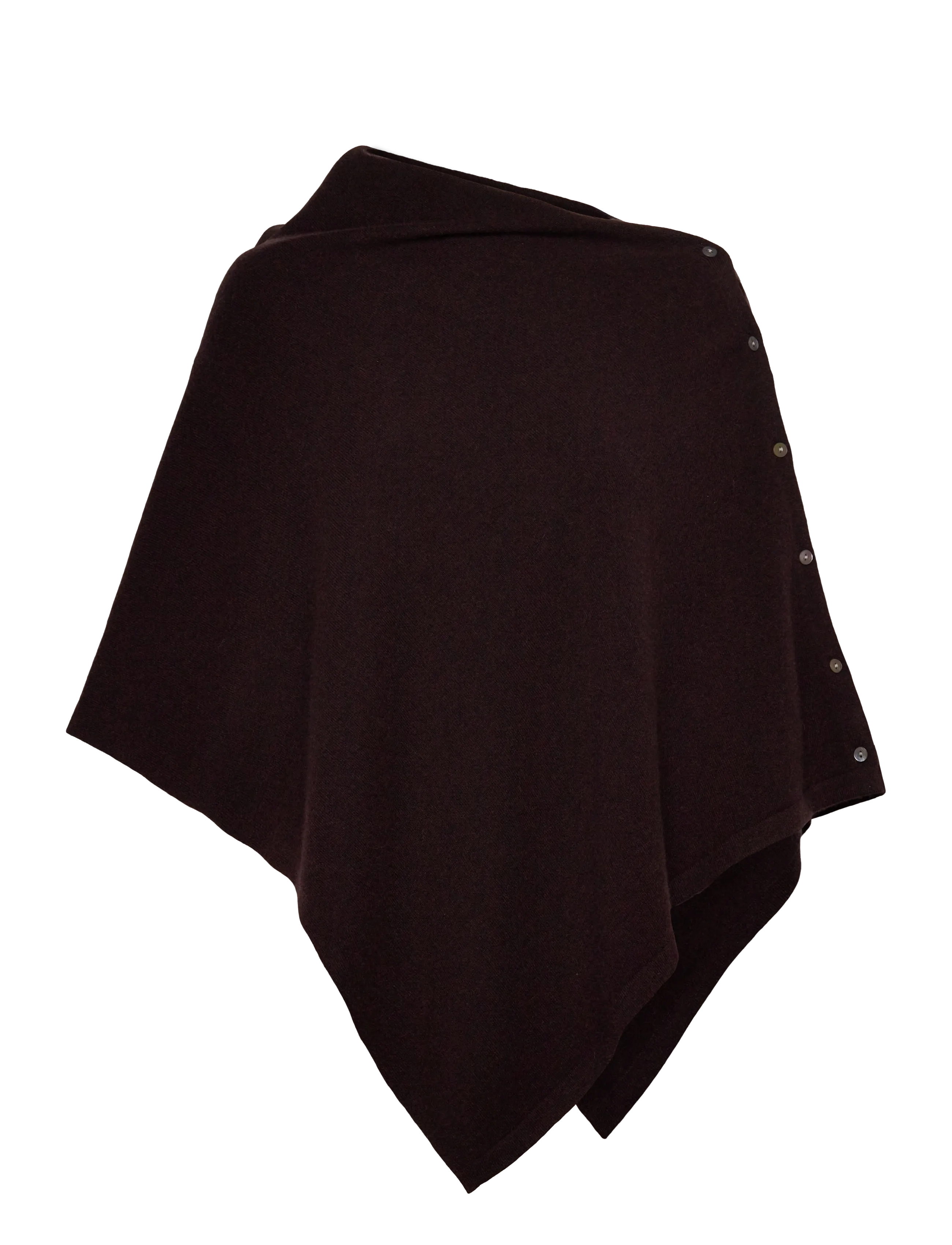 RWLaica Cashmere Poncho - GANACHE
