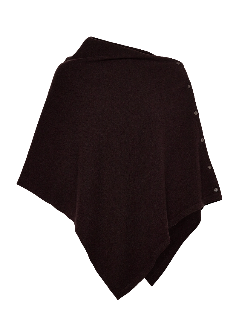 Rosemunde - RWLaica Cashmere Poncho - kaschmir - ganache - 0