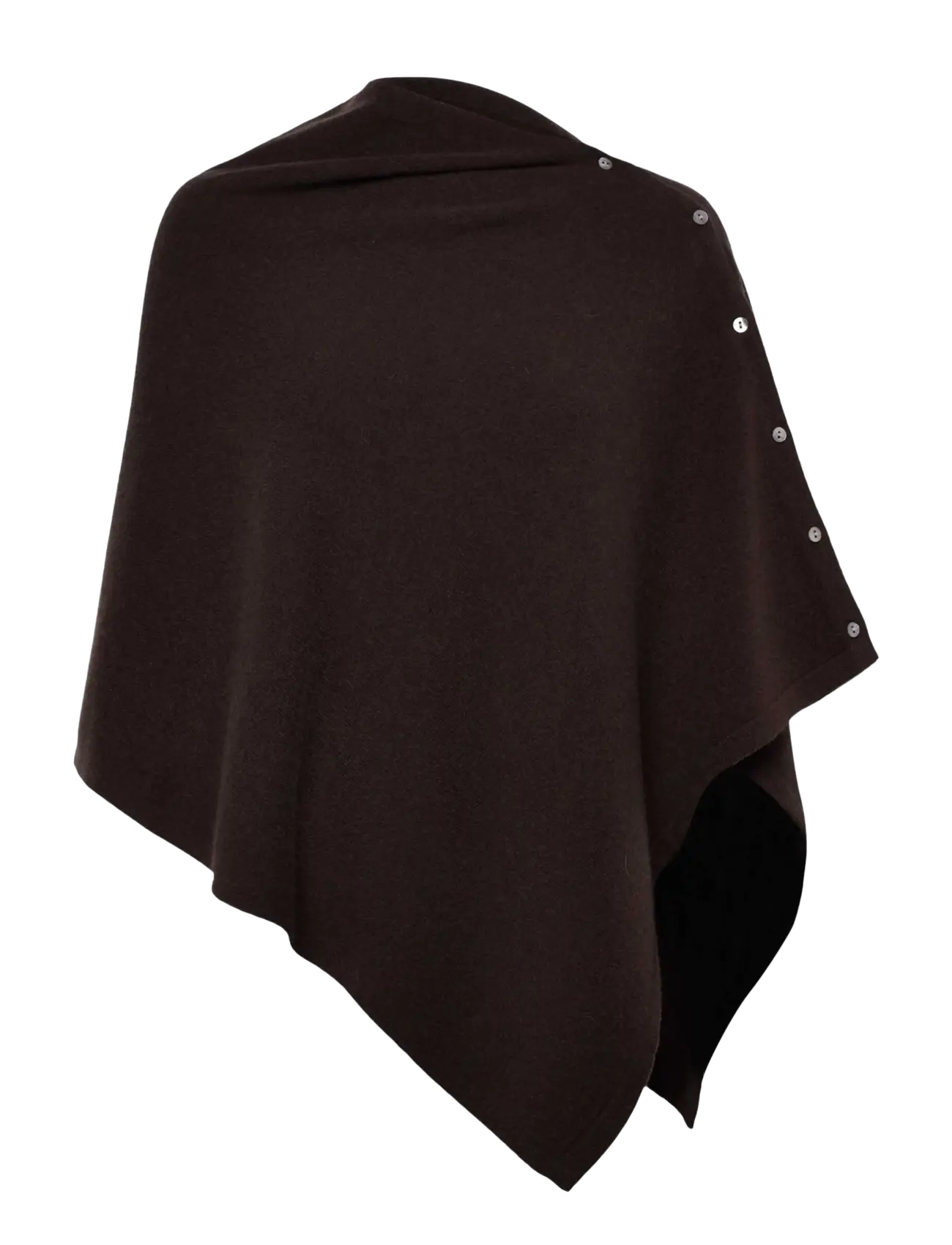 Rosemunde Rwlaica Cashmere Poncho, 0, Knitwear, Braun - Ponchos, Frauen