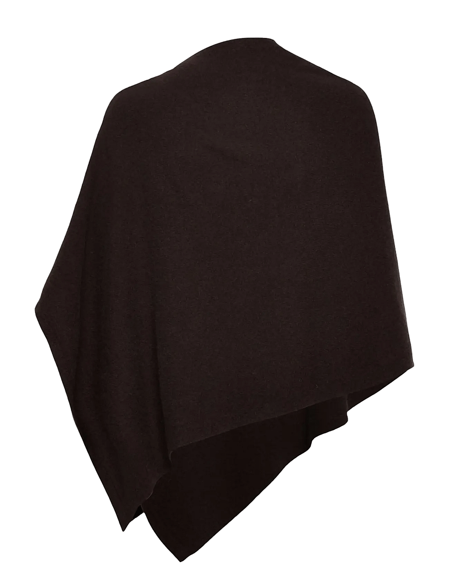 Rosemunde - RWLaica Cashmere Poncho - kašmiir - mole - 1