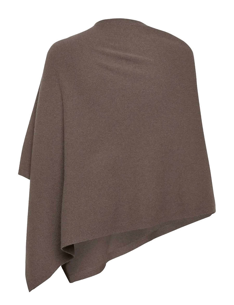 Rosemunde - RWLaica Cashmere Poncho - kaschmir - walnut - 2