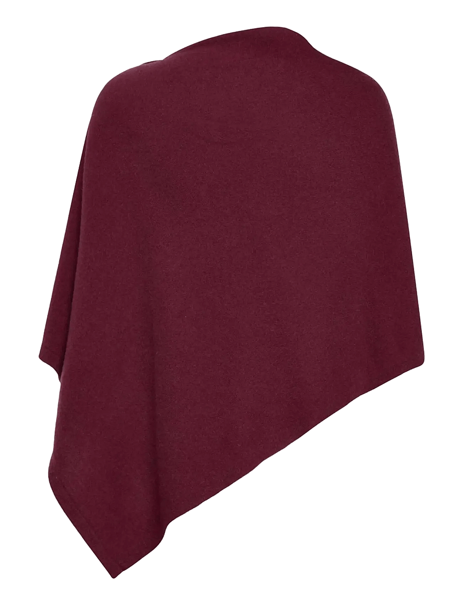 Rosemunde - RWLaica Cashmere Poncho - kaschmir - windsor wine - 1