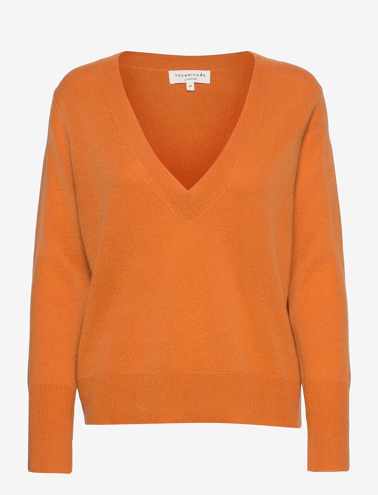 Wool & cashmere pullover ls - DUSTY ORANGE