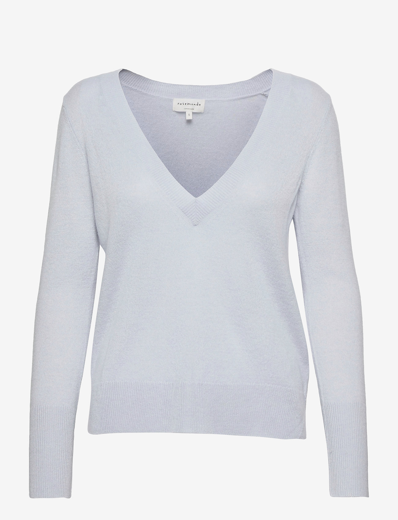 Wool & cashmere pullover ls - HEATHER SKY