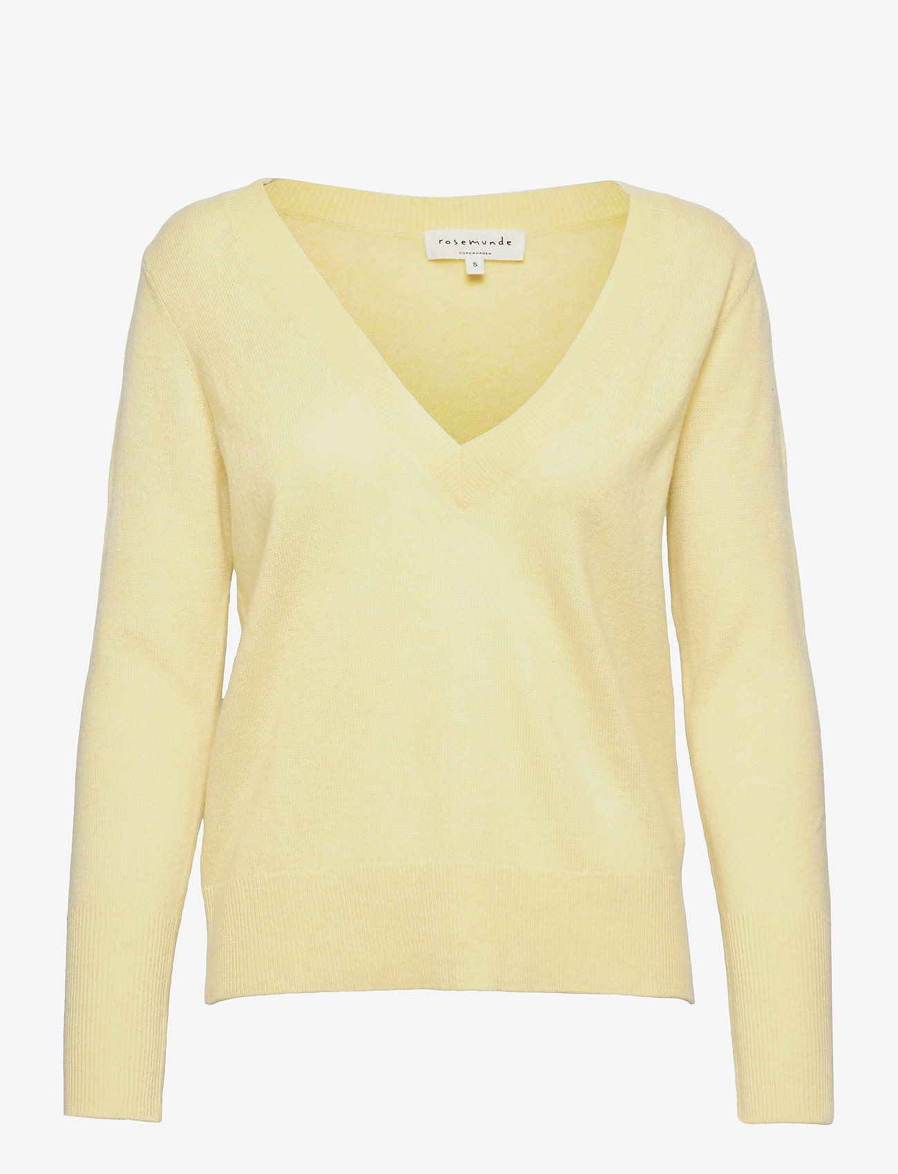 Rosemunde - Wool & cashmere pullover ls - light vanilla yellow - 0