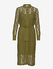 Rosemunde - Dress ls - skjortekjoler - leaf green - 0