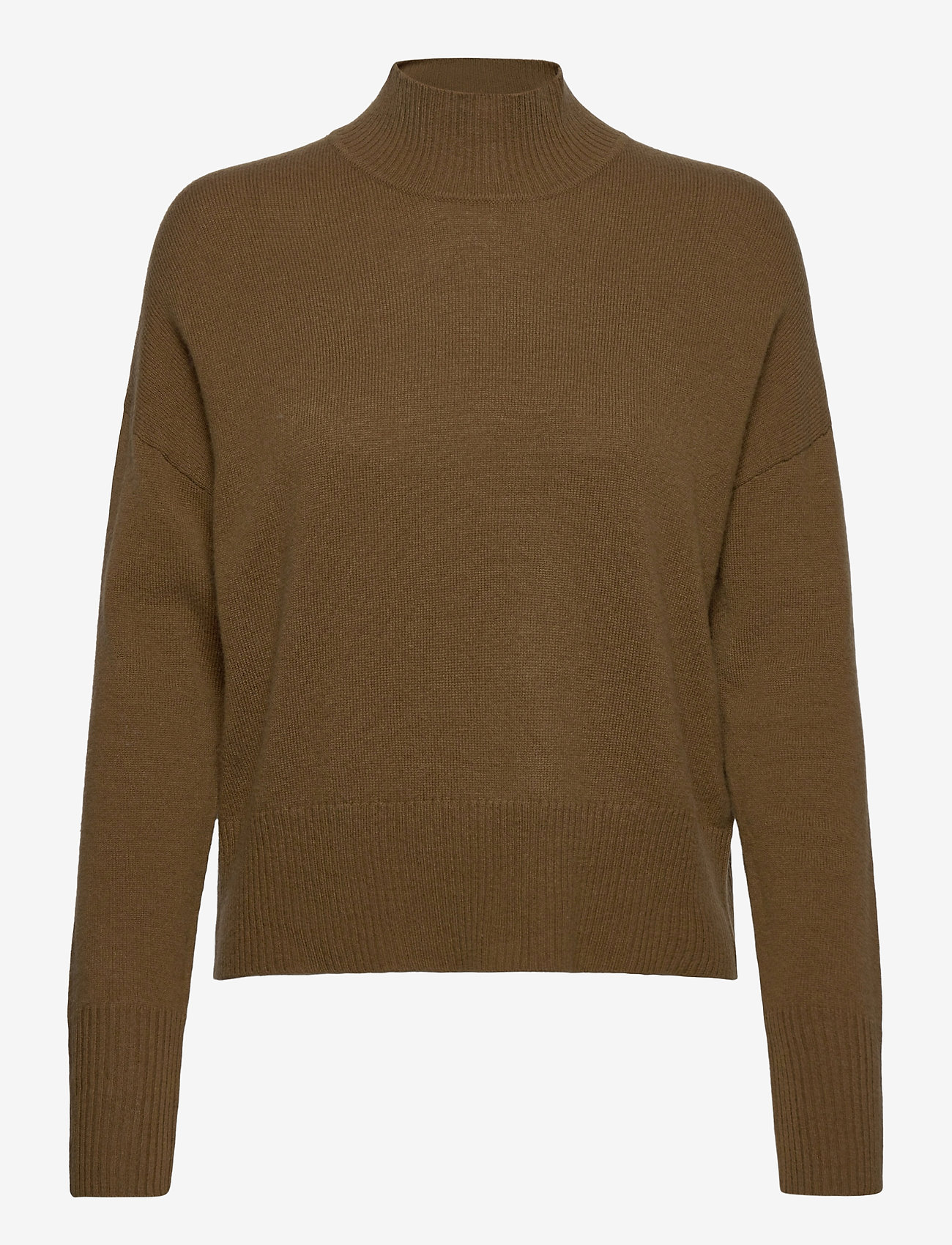 Wool & cashmere pullover - OLIVE MELANGE