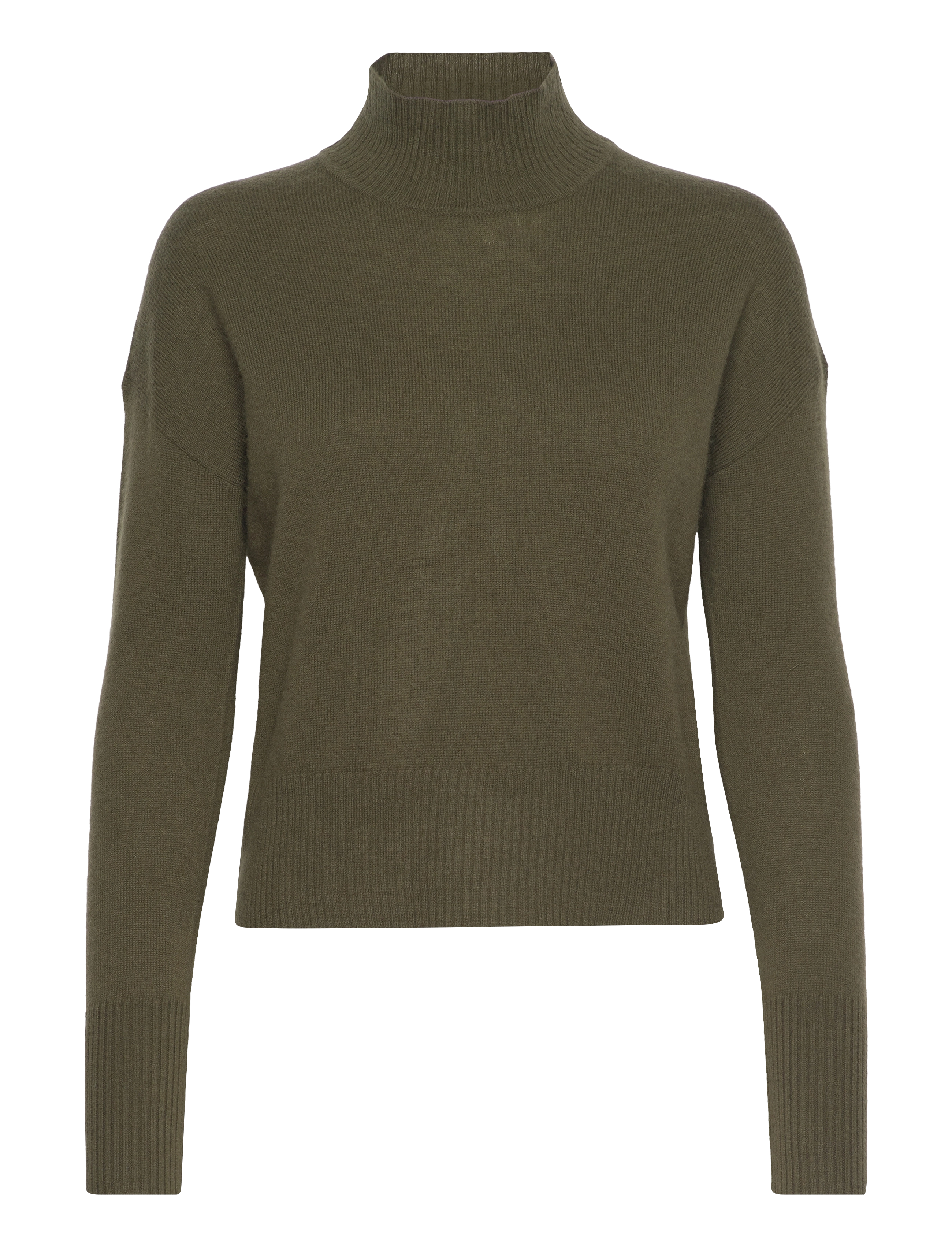 Rosemunde - Wool & cashmere pullover - olive night - 0