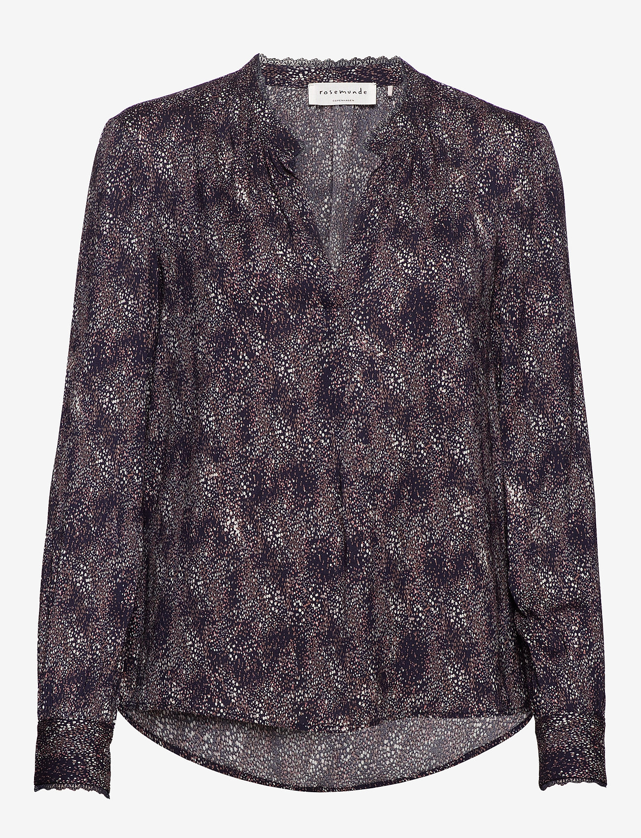 BLUE FLICKERING DOTS PRINT