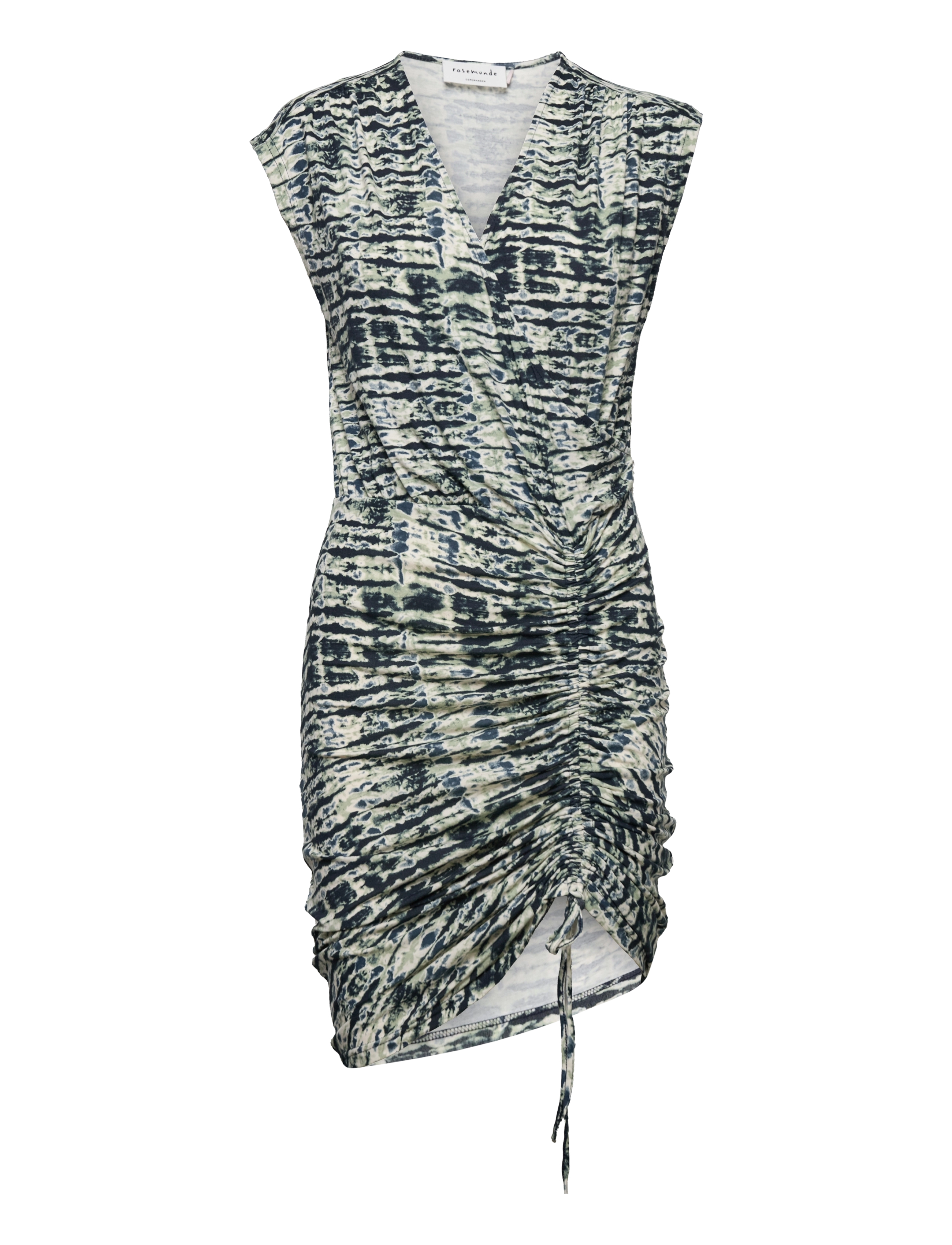 Rosemunde - Dress - blue striped tie dye print - 0