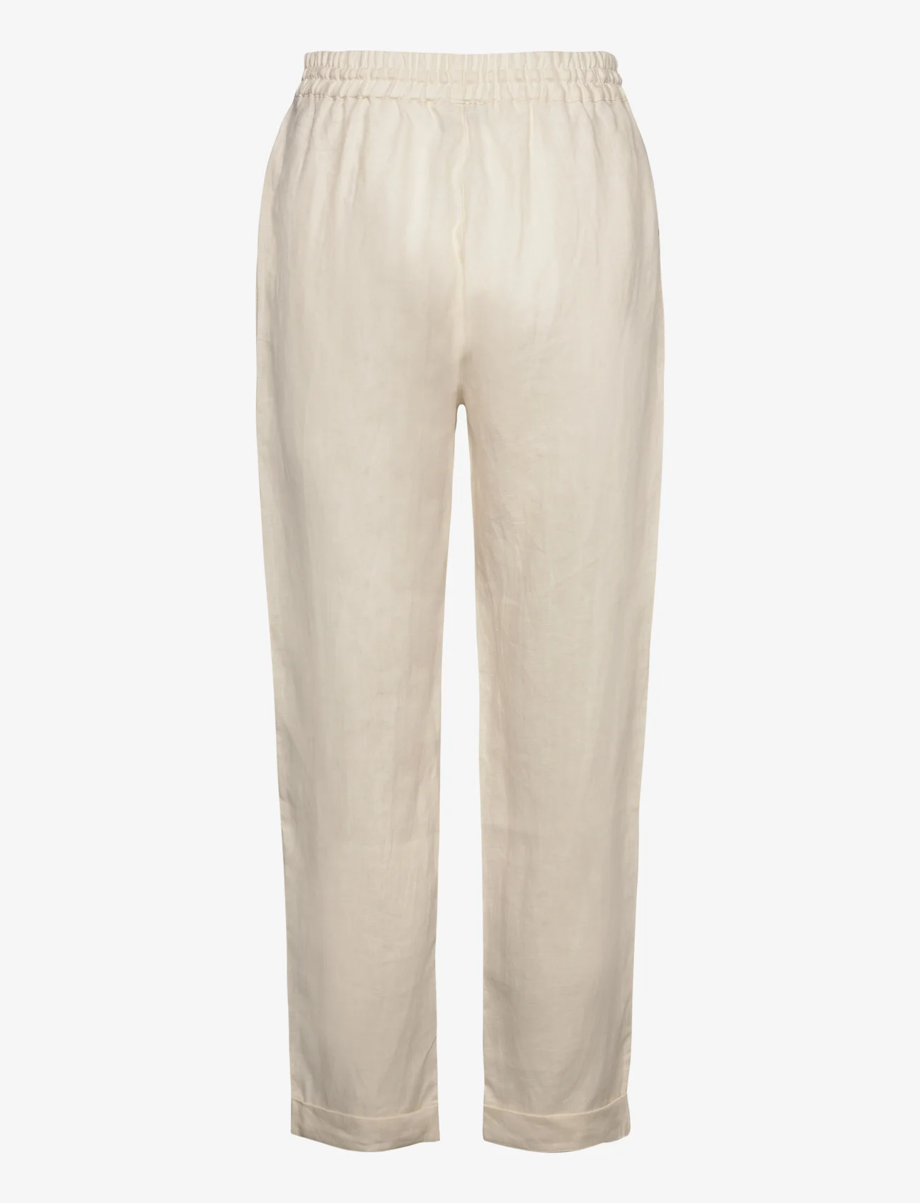 Rosemunde - Linen trousers - linen trousers - ivory - 1