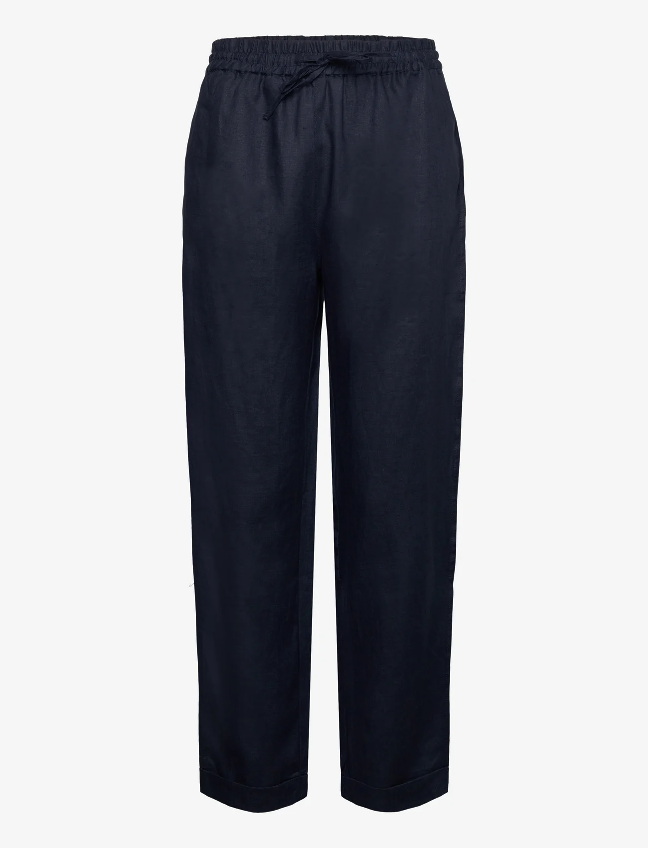 Rosemunde - Linen trousers - linased püksid - navy - 0
