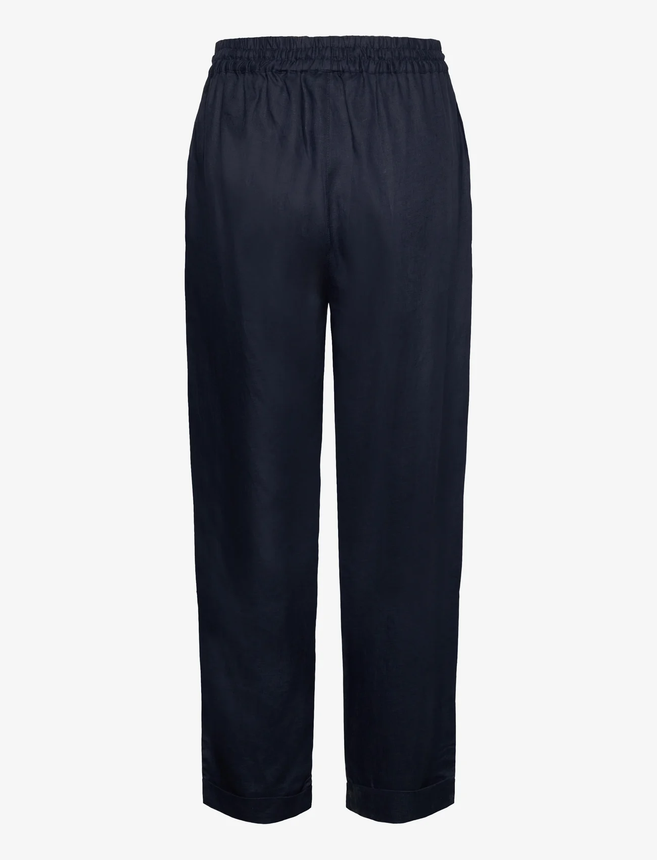 Rosemunde - Linen trousers - linased püksid - navy - 1