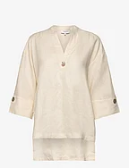 Linen blouse - IVORY