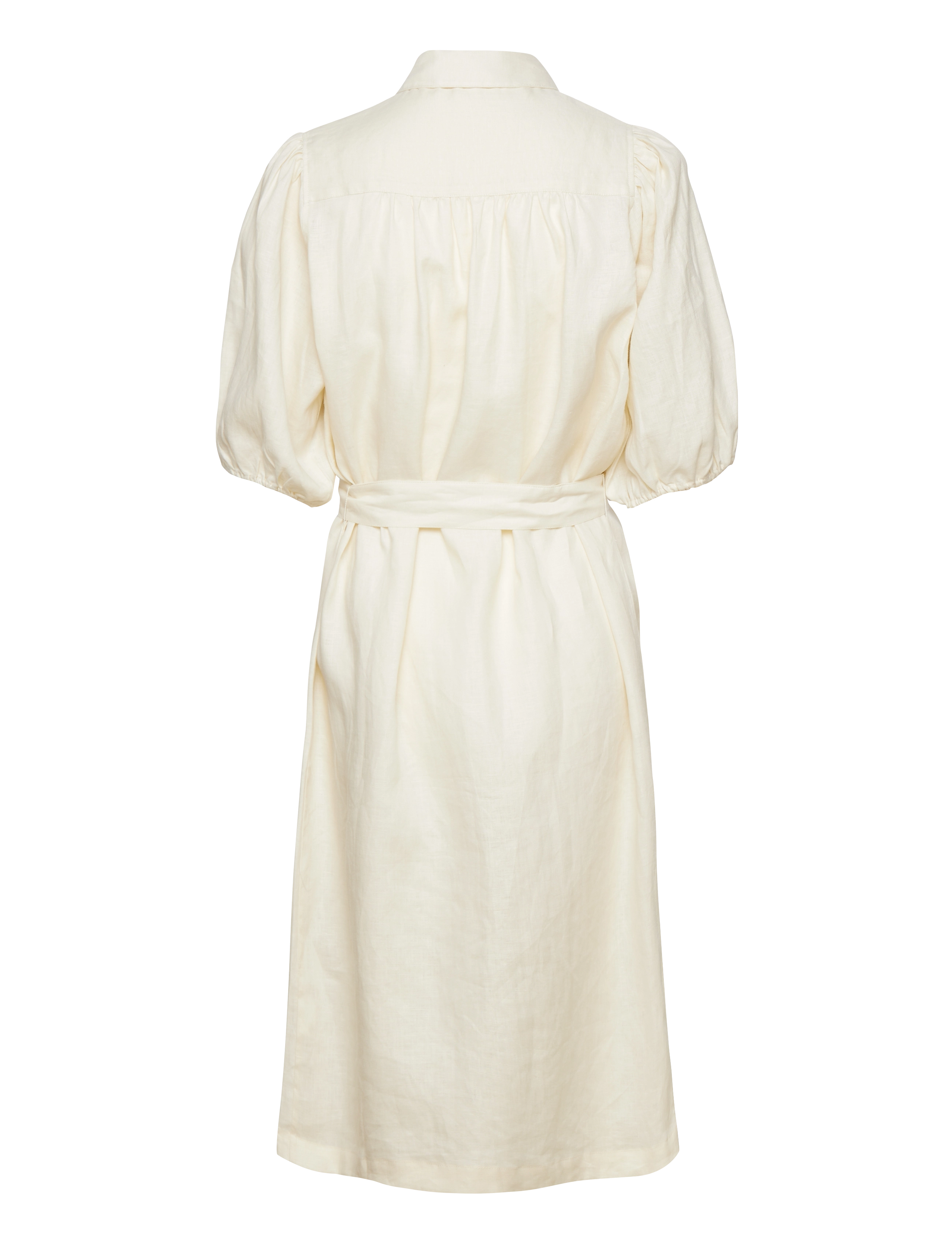 Rosemunde - Linen dress - ivory - 1