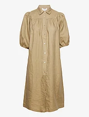 Rosemunde - Linen dress - hemdkleider - portobello brown - 1