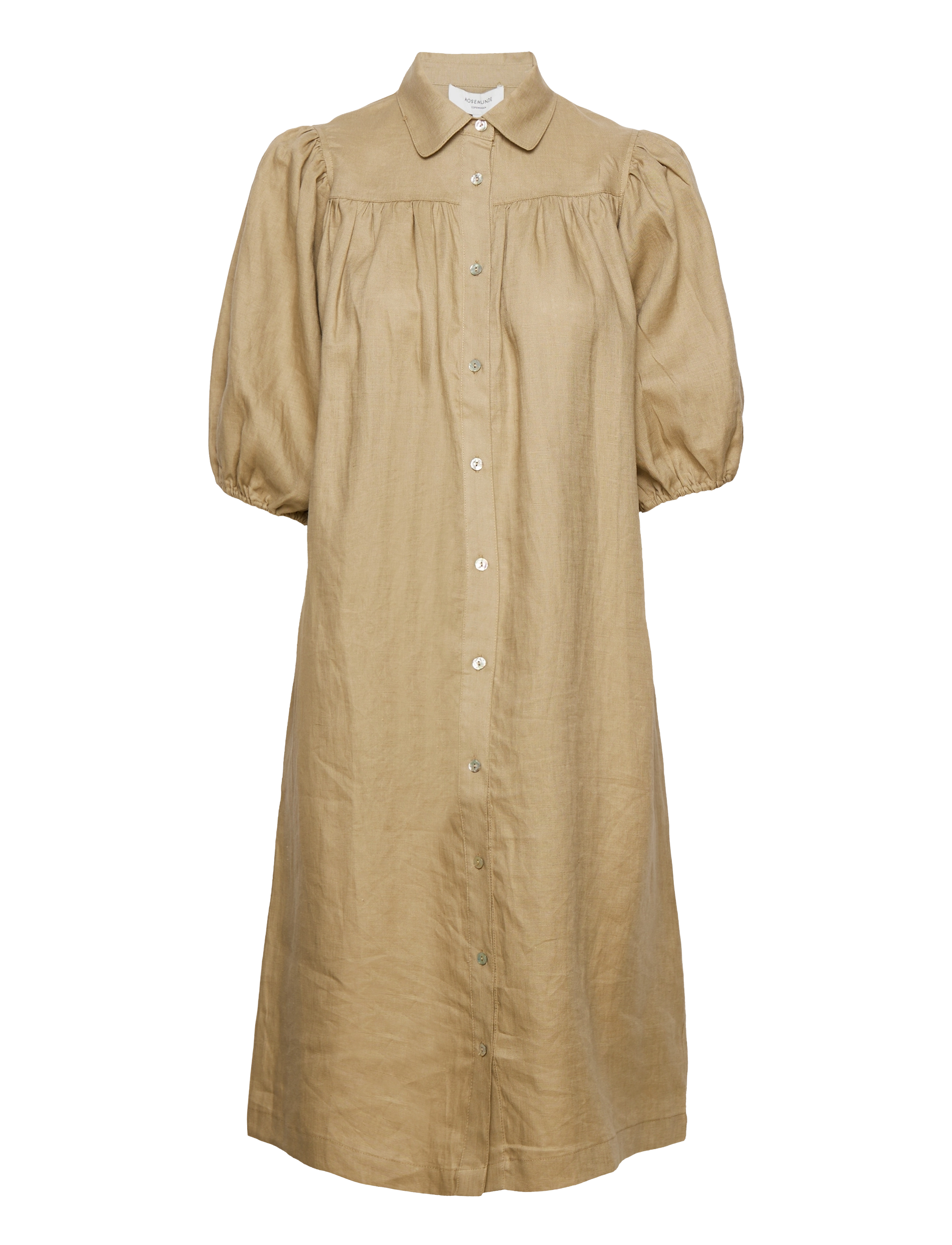 Rosemunde - Linen dress - portobello brown - 1