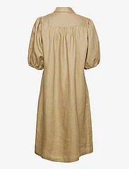 Rosemunde - Linen dress - skjortekjoler - portobello brown - 2