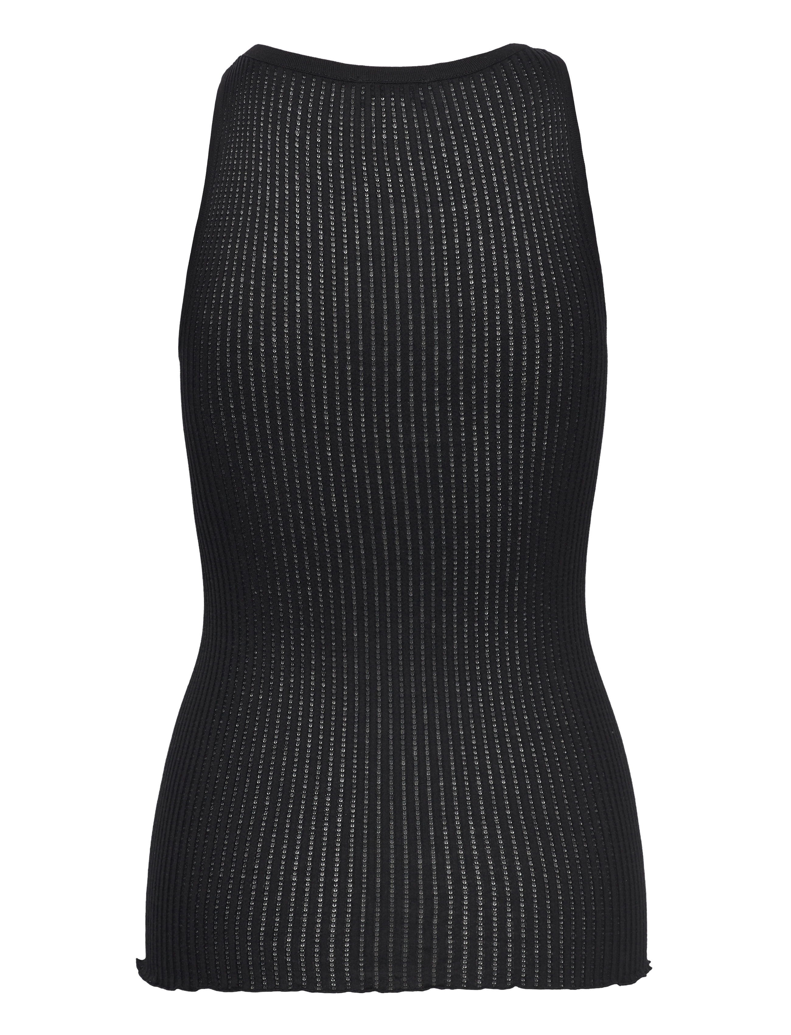 Rosemunde - RWBelize Silk SL Boxer Top - sleeveless tops - black - 1